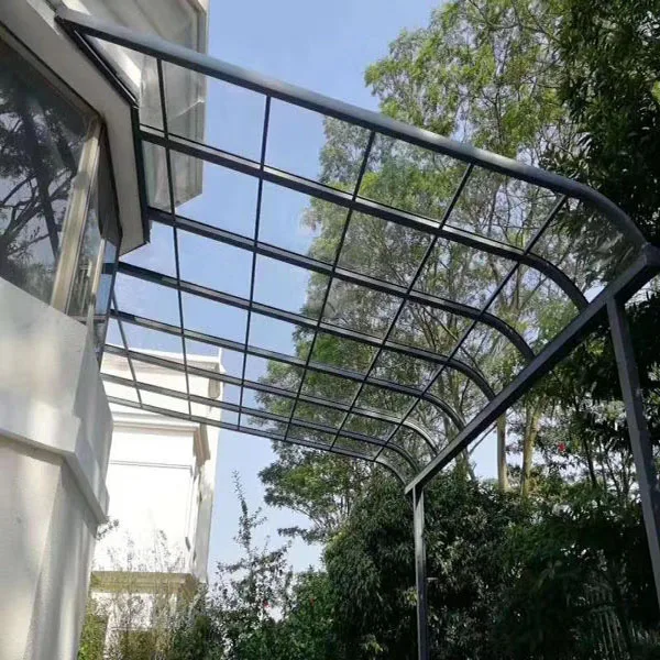 Waterproof Outdoor Canopy Aluminum Patio Terrace roof Cover Polycarbonate Balcony Awning