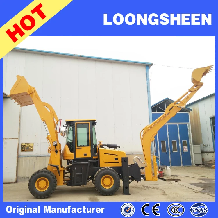 backhoe loader for farm, ranch, construction site use