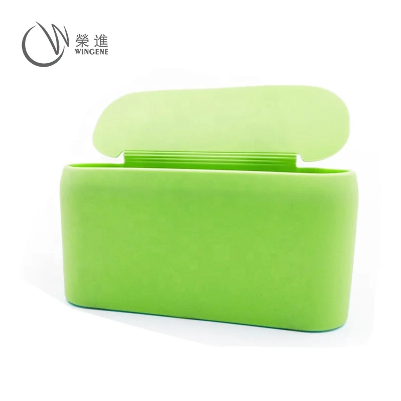 Fashion car waste bin silicone car trash can dust bin for sales promotion