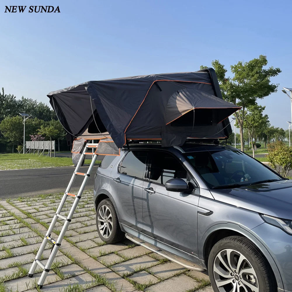 GeerTop Full ABS Diagonal Style Shell Hard Shell Rooftop Tent  for Suv Car Vehicles