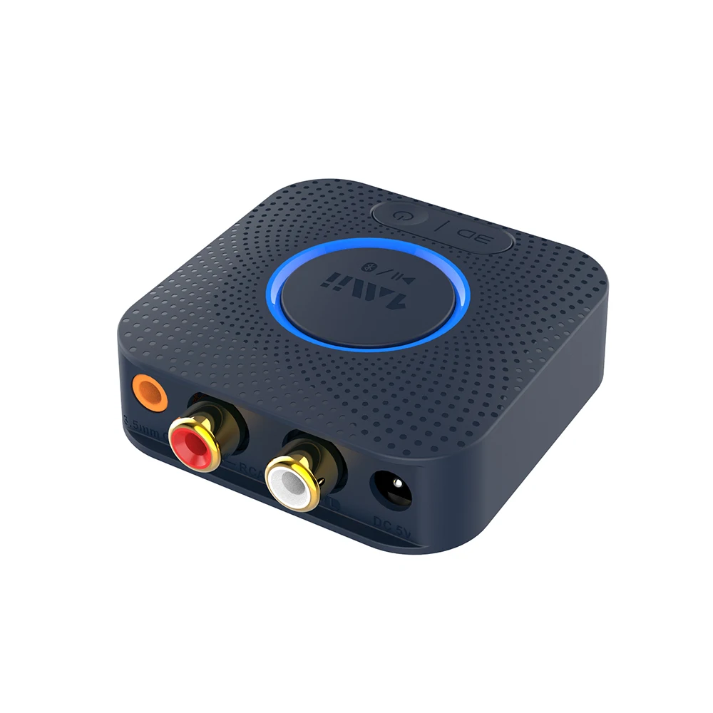 1Mii B06HD Bluetooth 5 0 RCA стерео приемник с AptX-LL/HD 3 мм AUX Out адаптер 131ft Hi-Fi домашний аудиоприемник