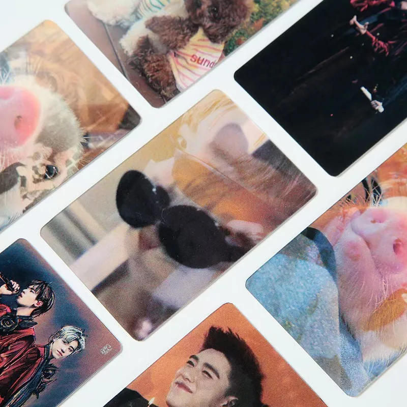 2024 New design  Fan and Anime Collection 3D transform card Decal magnets KPOP Postcard Lomo Photo Card