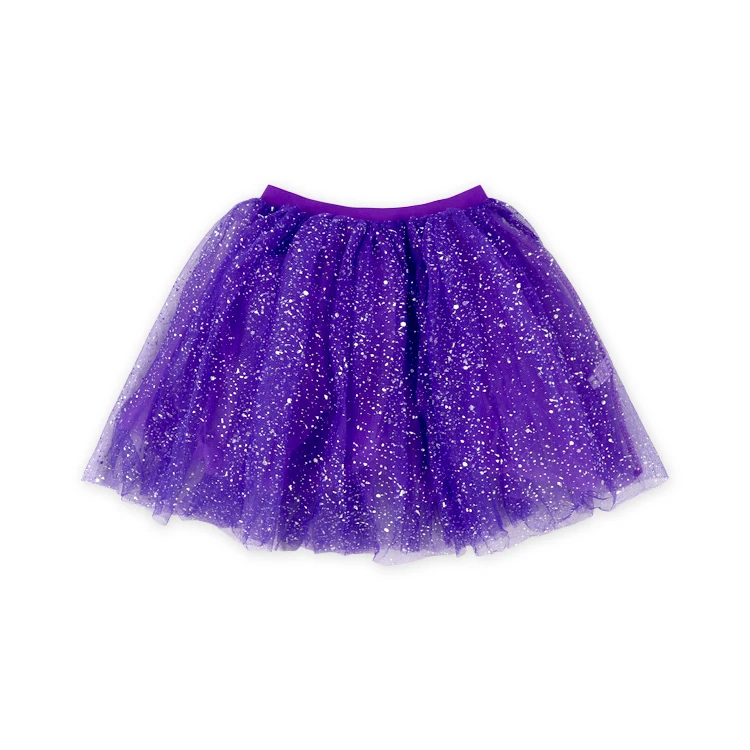 FuYu New Fashion Styles Little Girls Stars Sequins Tutu Skirt Ballet Dance Dress for 0-6 Y Sparkle Elastic Skirts