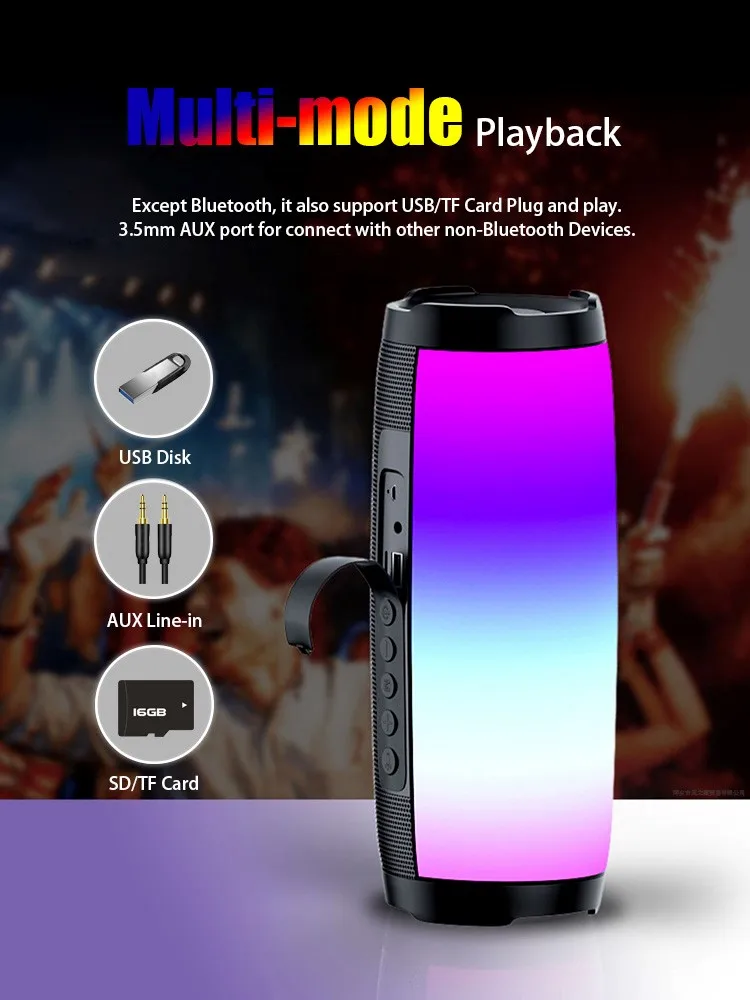 Best buy speakers soundbar with subwoofer party speaker led light for music