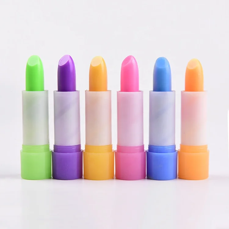 Lovely design lip balm animal style magic color lipstick moisturizing water tender nourish embellish lip balm