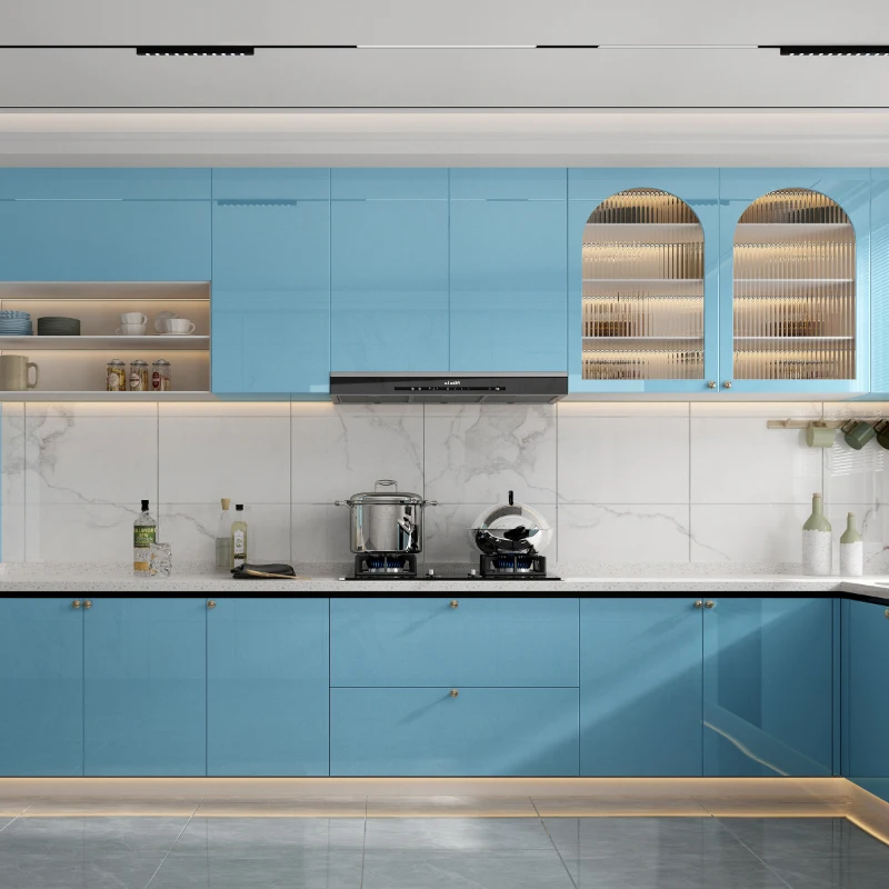 Quick Installation Abrasion Resistant Blue Moisture Proof Commercial Mould-Proof Custom Multiple Style Wallpaper For Rolls