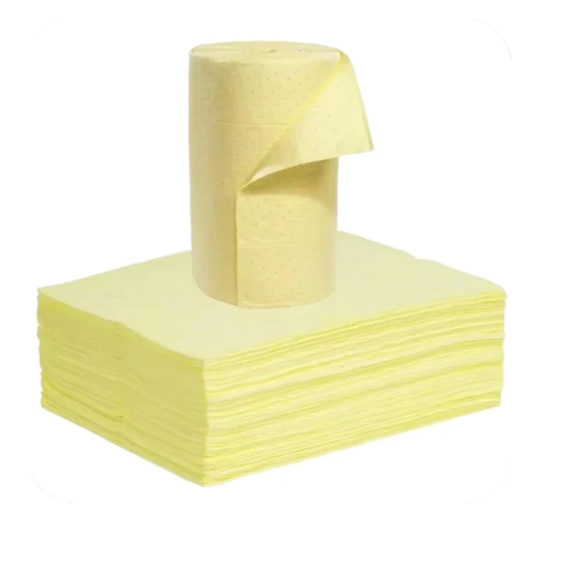 oil Absorbent pad roll pillow 40cm x 50cm chemical universal absorbent pad mat sheet sock oil absorbing roll boom