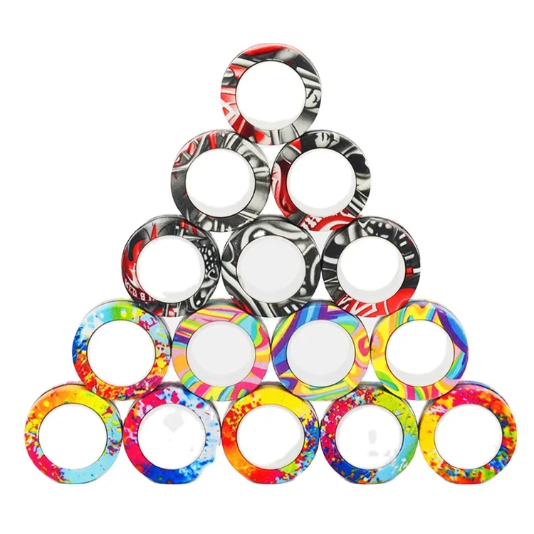 Amazon hot sale other toys stress reliever finger magnetic ring toy fidget spinner