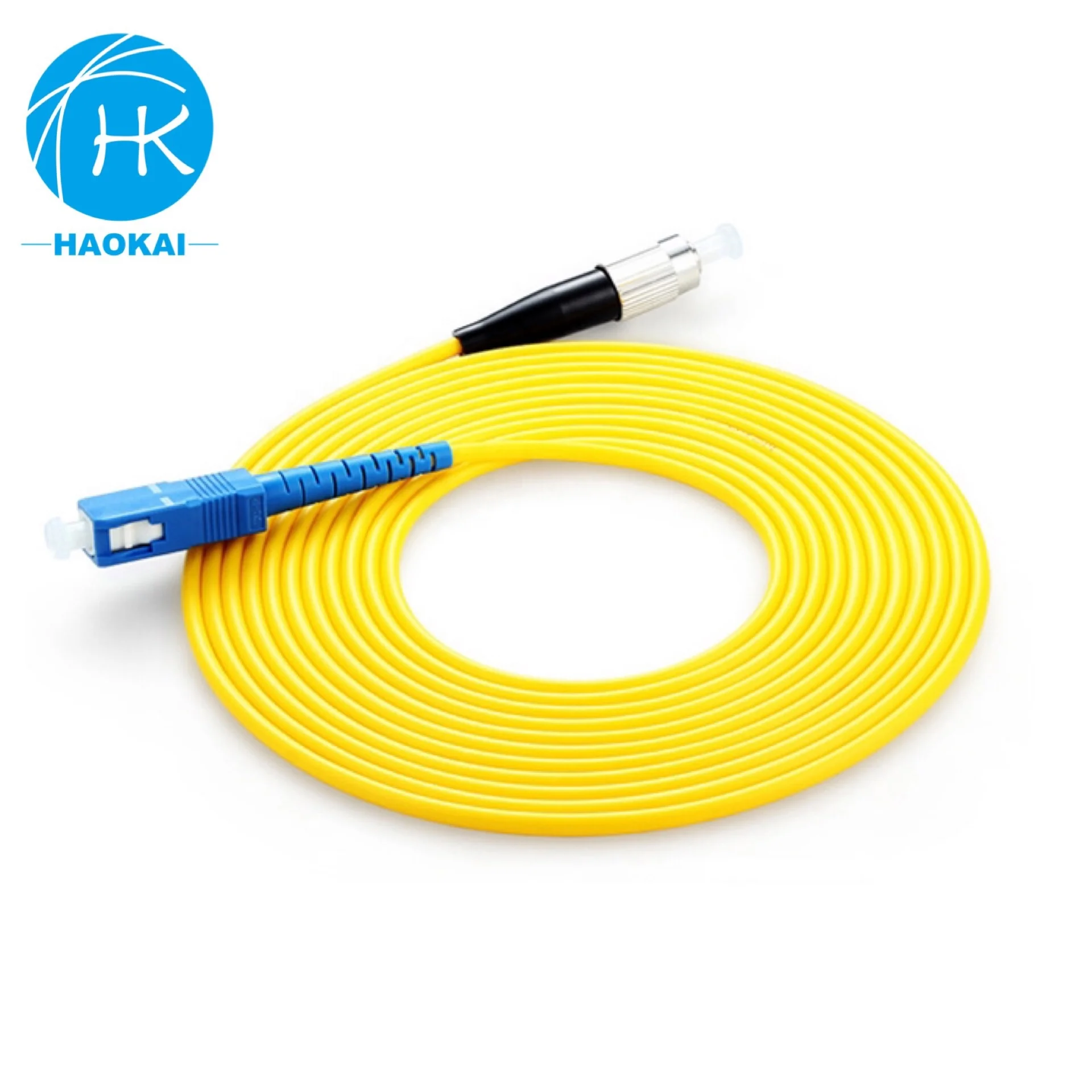 Sc/apc- Sc/upc Simplex Fiber Optic Sm Best Factory Price Patch Cord Network Patch Cables Network System LSZH PVC Kevlar Yarn