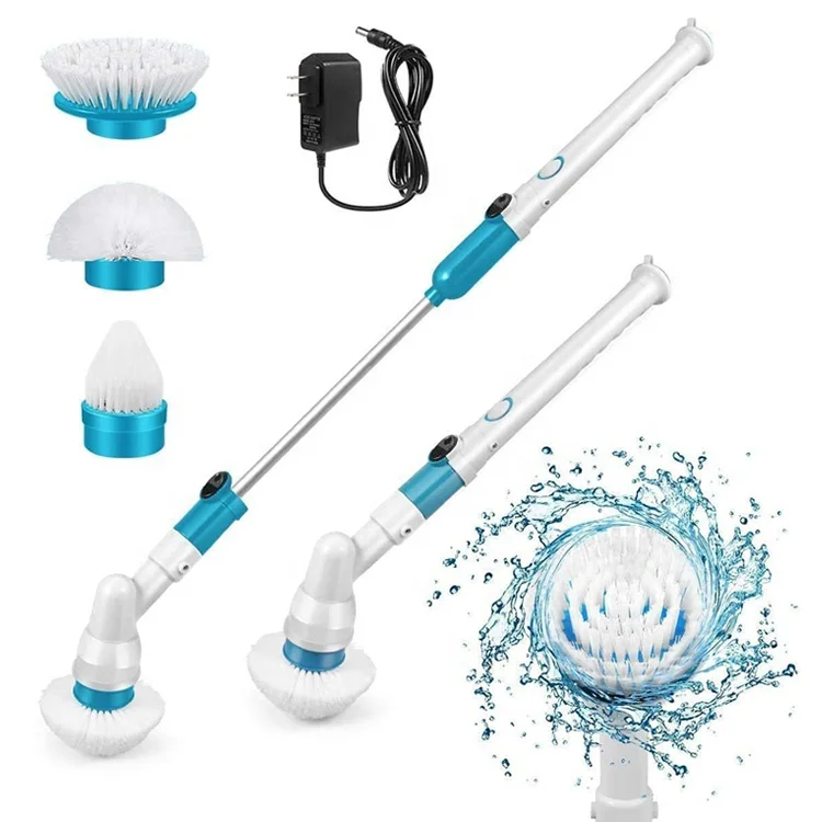 Телескоп Аккумуляторный автоматический 360 спин вращающийся окна автомобиля ванная кухня туалет скруббер зубная щетка электрическая щетка для чистки