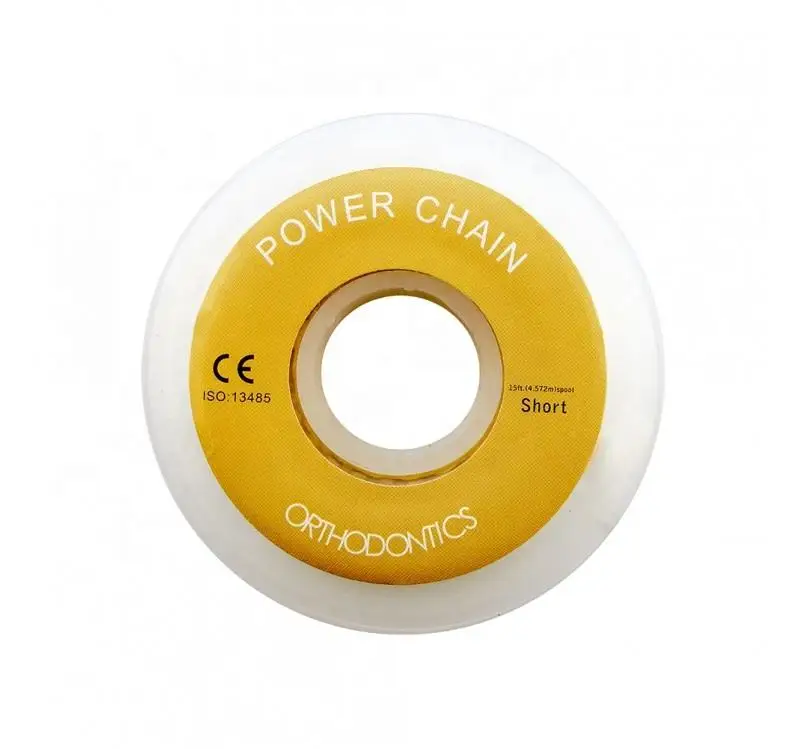 Стоматологическая эластичная красочная цепь питания для ортодонтического лечения