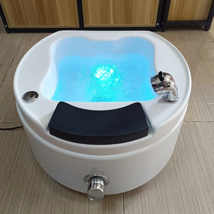 Professional Beauty Salon Furniture Pedicure Spa Bowl Massage Stations Foot Spa Tubs Foot Therapy Basin