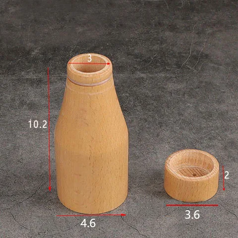 Уникальные инструменты для трав и специй деревянная банка приправ пустая бутылка с деревянной крышкой