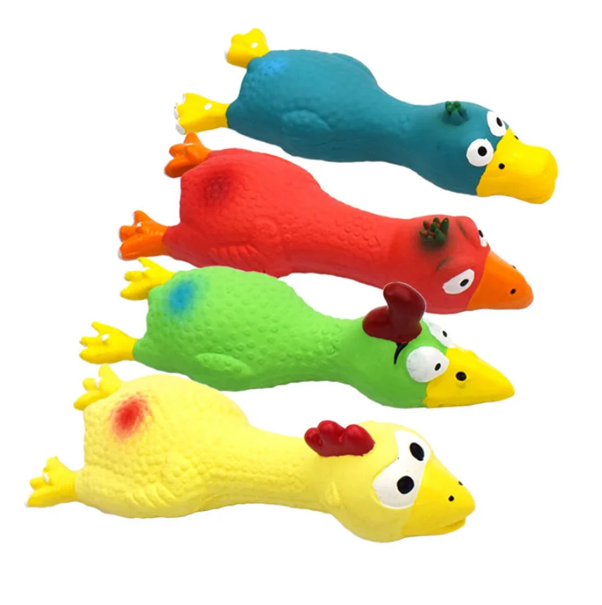 New Style Latex Pet Chicken Squeaky Toy