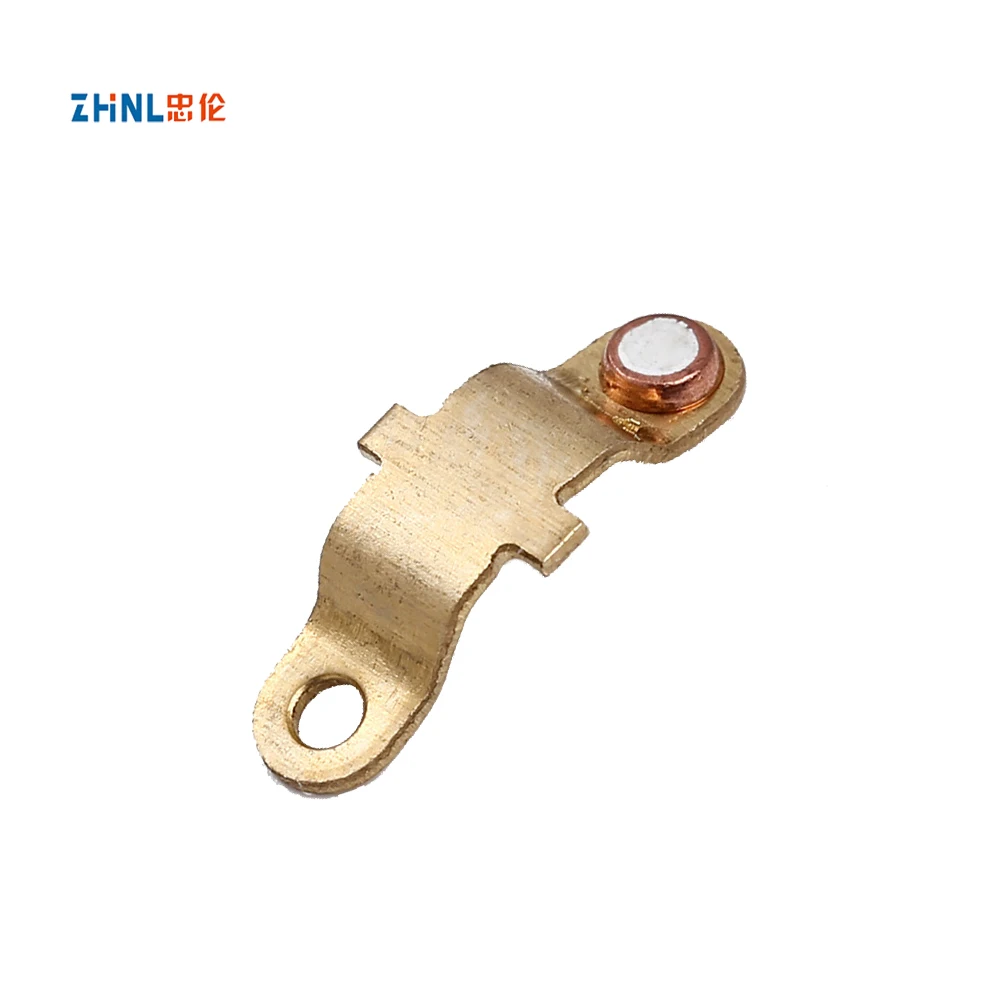 Strip-Stamping Component Socket Moving Small Brass Parts Electric Stamping Part Moving Contact