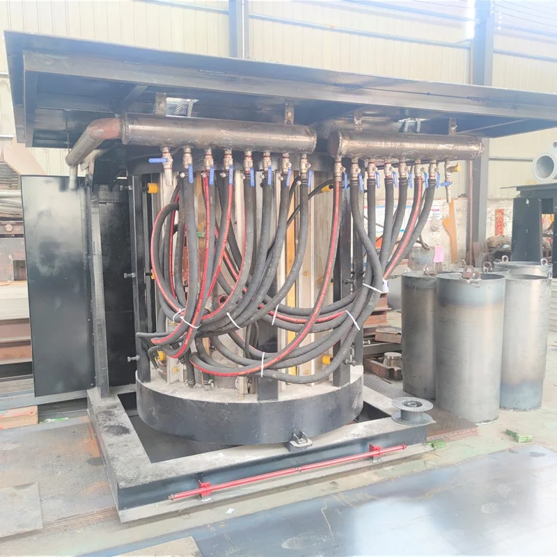 45 minutes steel shell recycling induction furnace machine melt aluminum scraps