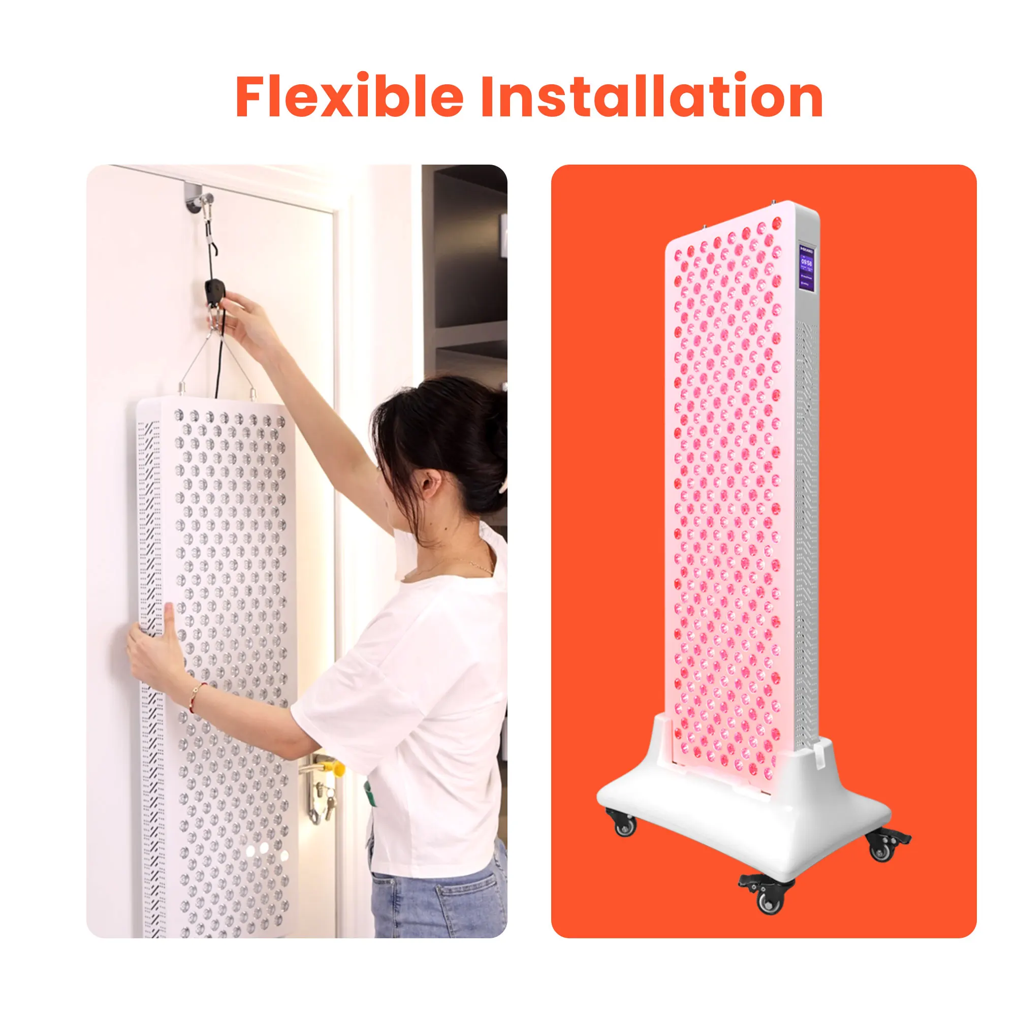 OEM/ODM Medical Grade Class II 1350W 2250W Red Infrared Light Therapy Panel Bed for Reducing Pain Device