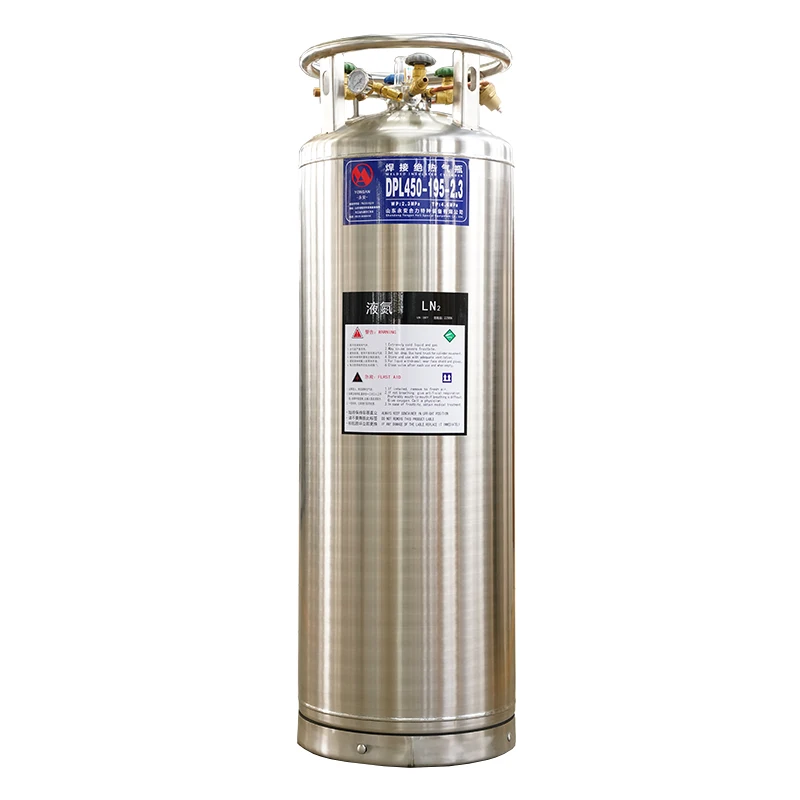 Insulated Cryogenic Liquid Oxygen Gas Dewar Cylinder Storage Tank Dewar