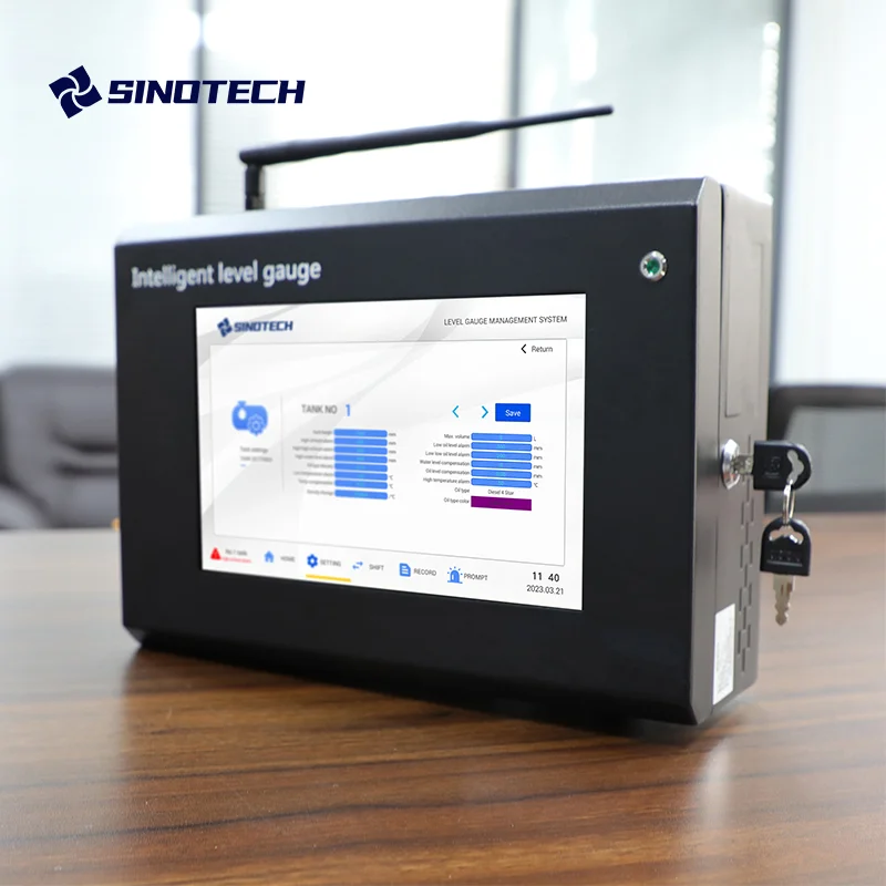 Digital remote monitor ATG fuel tank gauging system magnetic tank level gauge sensor magnetostrictive float type probe