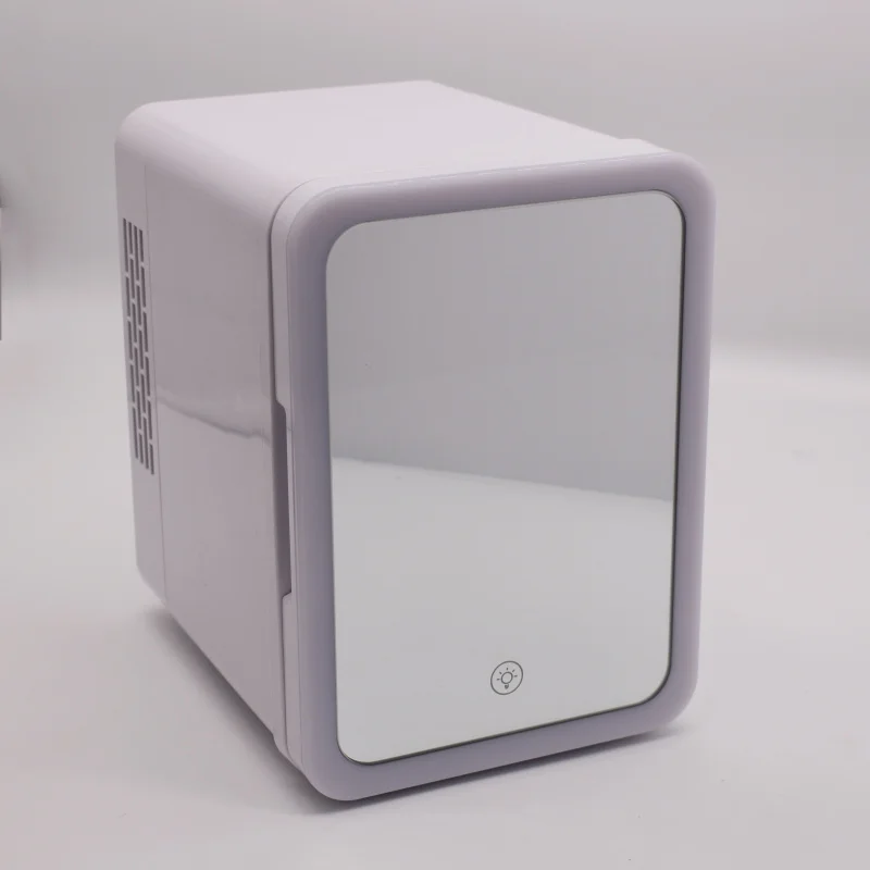 Oem Cooler and warmer fridge 4L Portable Counter top small mini fridge for skincare AC/DC