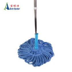 Microfiber Squeeze Water FLAT Mop Dry Wet Retractable Cleaning twist mop