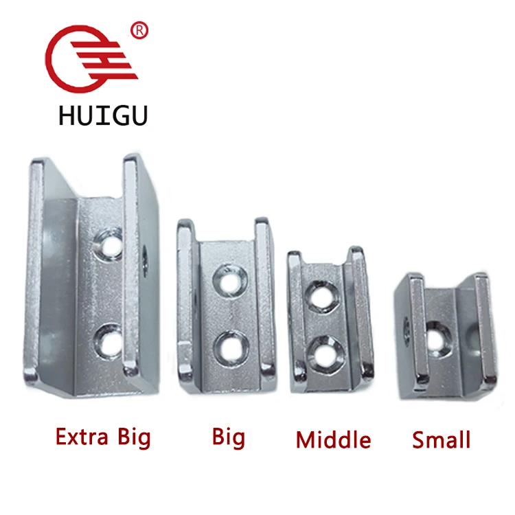 Extra Big/Big/Middle/Small type U shape aluminum alloy glass clamp holder