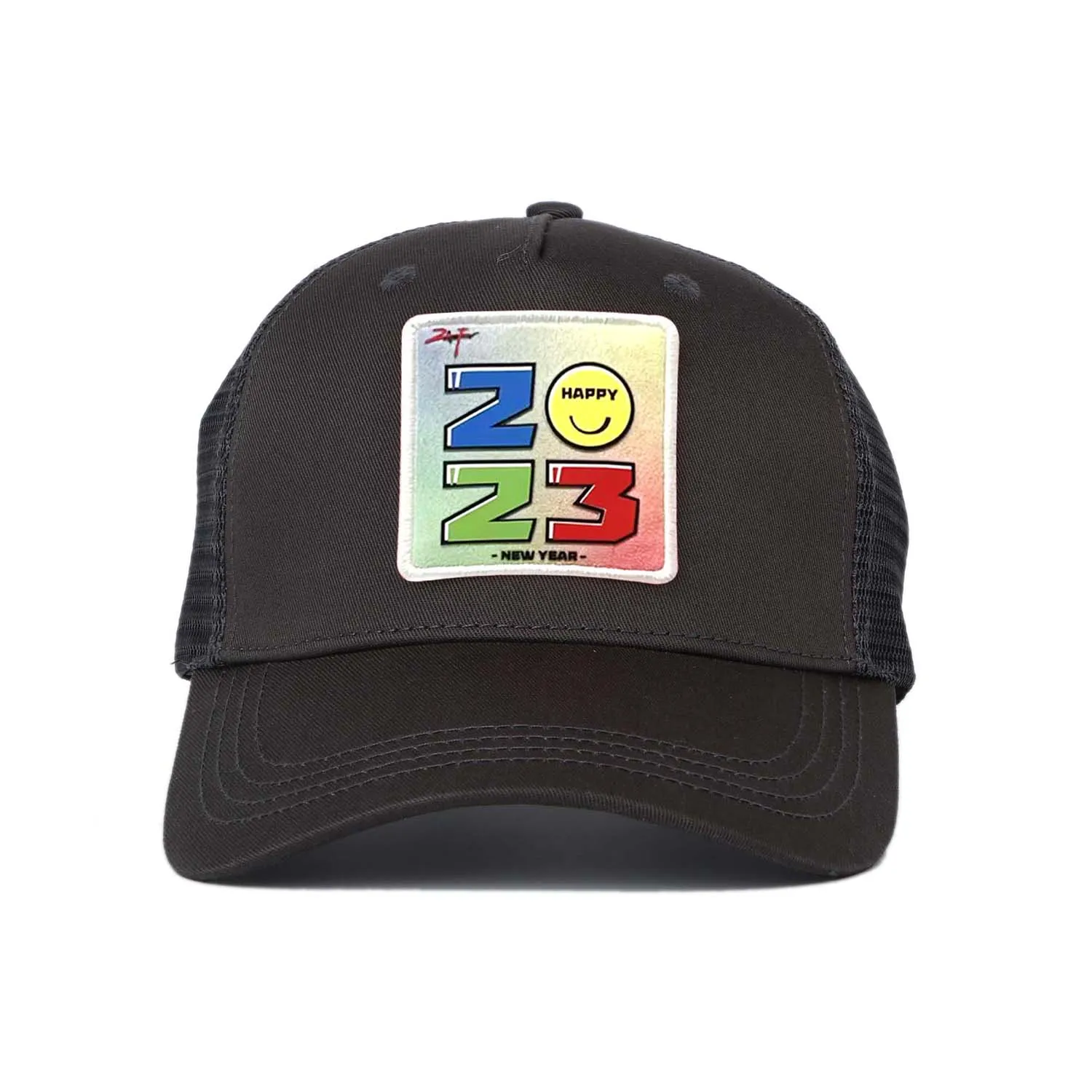 Wholesale Custom Logo 5 Panel Sport Gorras Gorros Embroidery Replaceable NFC Patch Mesh Foam Hat Trucker Hat