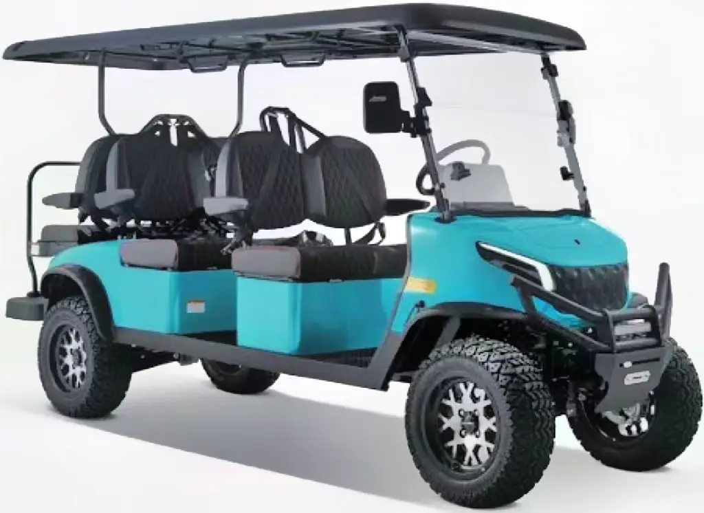 2024 Multifunctional 6 Person Electric Sightseeing Golf Cart Lifted Golf Carts With Speaker and Indepandent