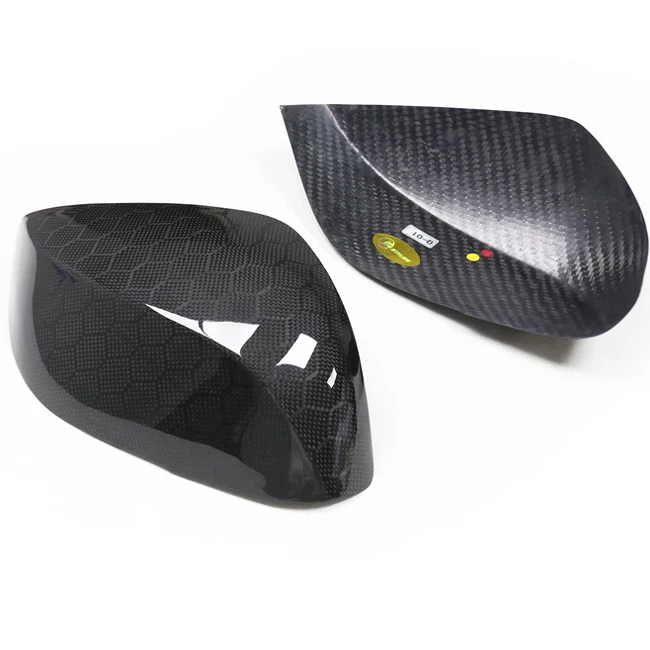  Q50 Q50L Q60 Q70 QX30 Honeycomb Carbon Fiber Rearview Mirror Cover For Infiniti Stick On Style Car Exterior