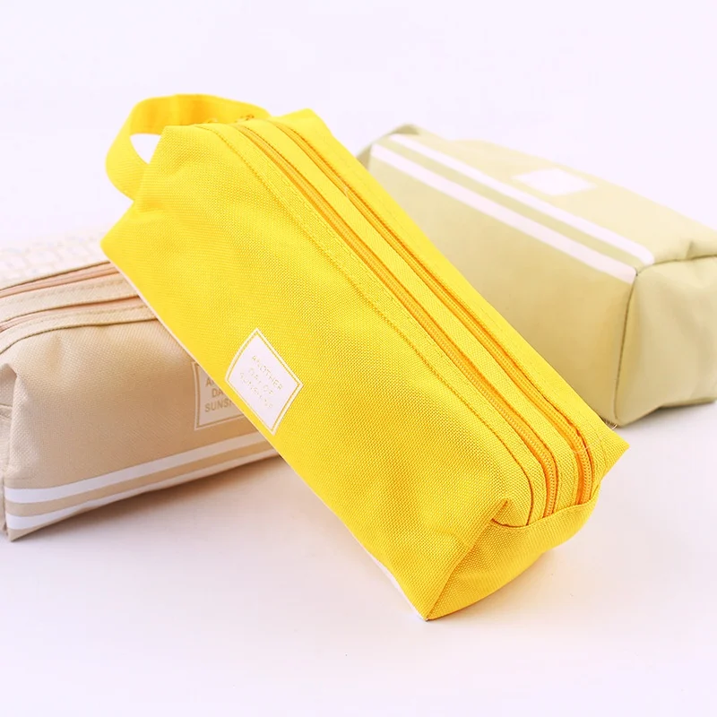 Small Pencil Case Student Pencil Pouch Coin Pouch Cosmetic Bag Office Stationery Organizer For Teen School