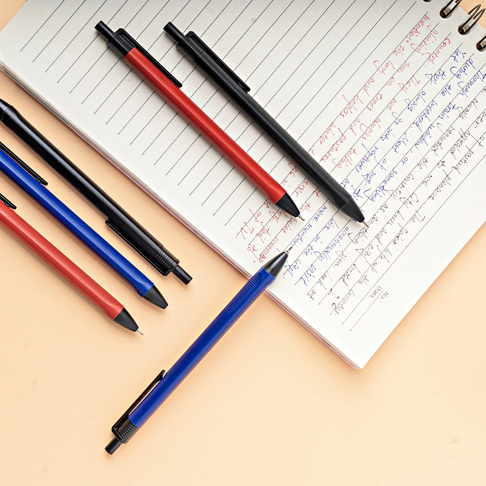 Ergonomic Triangle Luxury Ball-Point Semi-Gel Refill Plastic Ball Point Pen