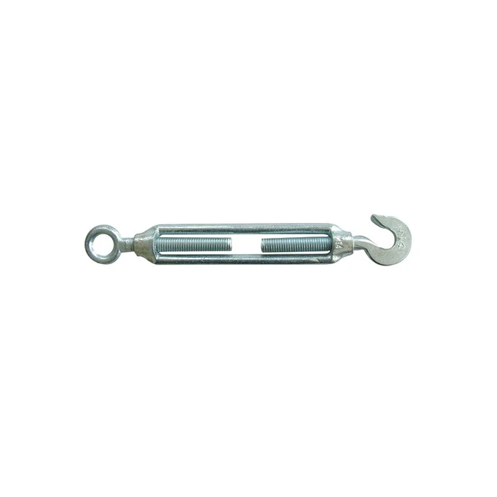 Wire Cable Turnbuckle Rigging Wire Rope Tensioner Stainless Steel Open Body Hook Eye Turnbuckle