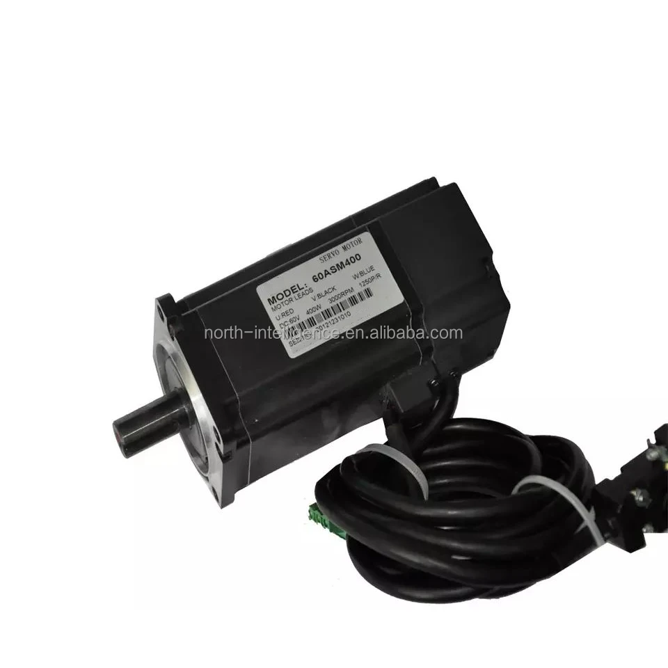 400 watt AC servo motor 60ASM400 with encoder sewing machine 60V