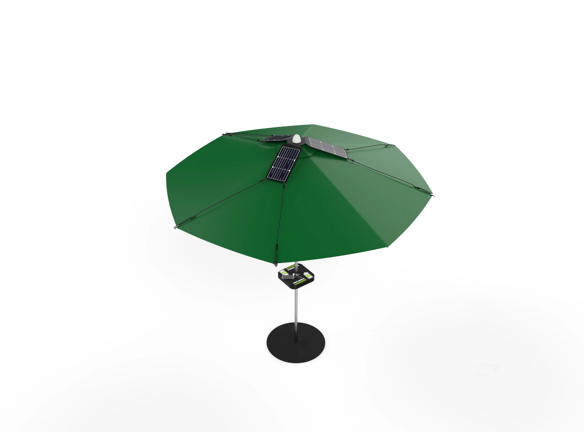 Sun umbrella Solar power charging station cell phone charging station Chargers Batteries fast charging Multi-grid charging