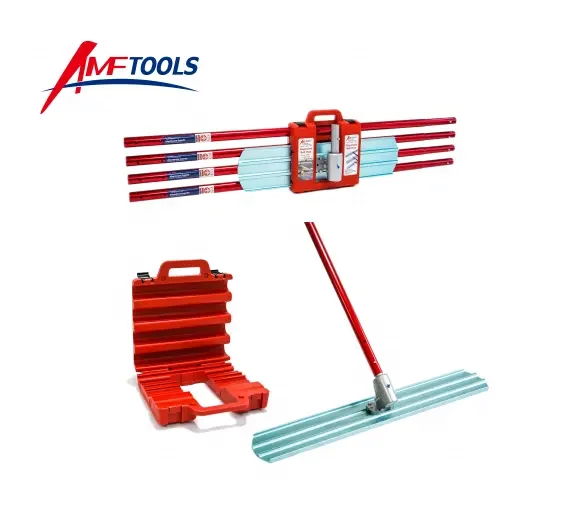 AMF TOOLS OEM factory supply High efficiency concrete finishing tools  Magnesium Bull Float set Kit