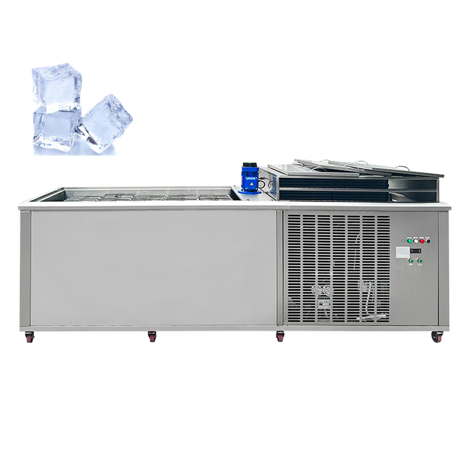 Brine Refrigeration Commercial Industrial Container Salt Water Large Ice Block Machine for Botswana Make