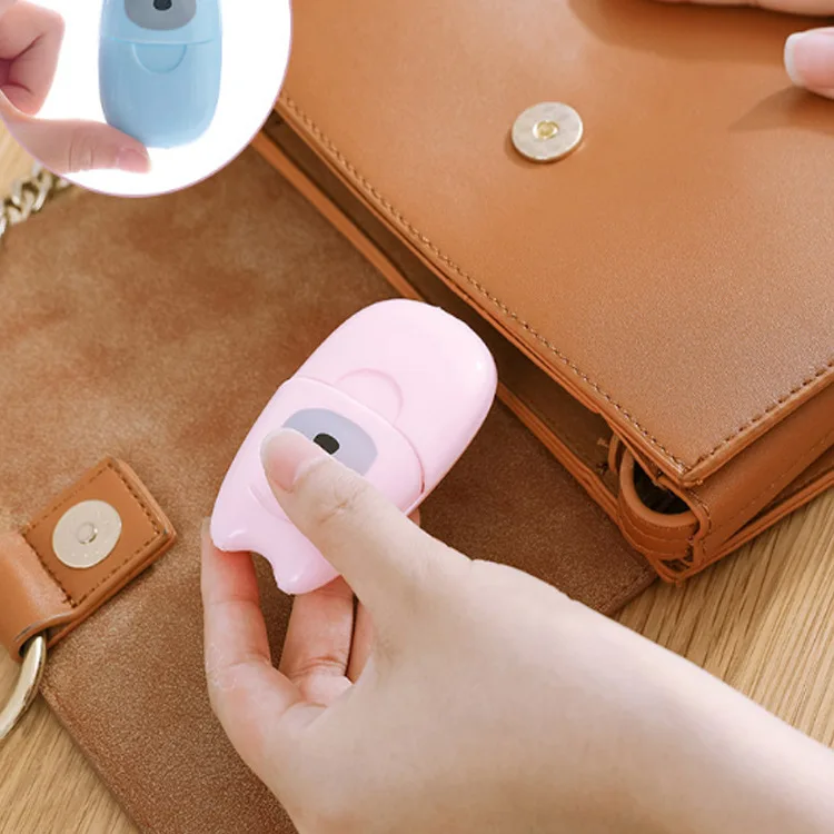 50pcs mini box Portable mini hand soap paper travel outdoor disposable soap paper travel supplies soap sheet