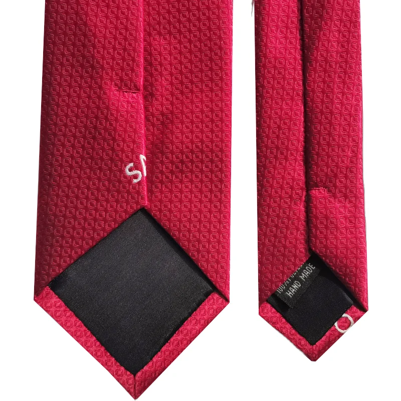 Индивидуальный тканый галстук высокого качества с логотипом