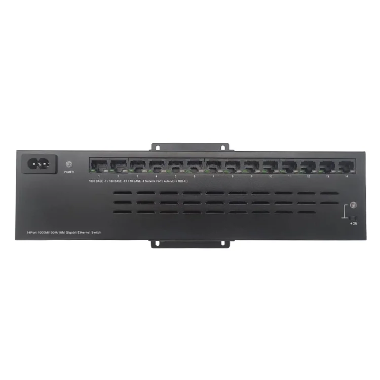 Hot New Products 14Port Metal Housing 1000M/100M/10M Gigabit Ethernet Switching Hub