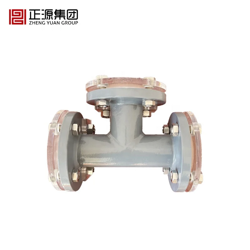 Lined Pipe Hot Selling PTFE Corrosion Resistant Tee Pipe Fittings Elbow