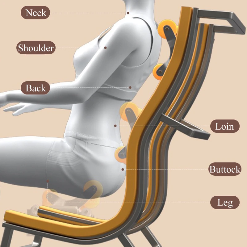 New Style 4d Sl Track luxury massage chair Manipulator Thai Stretch Full Body Massage Chair For Body