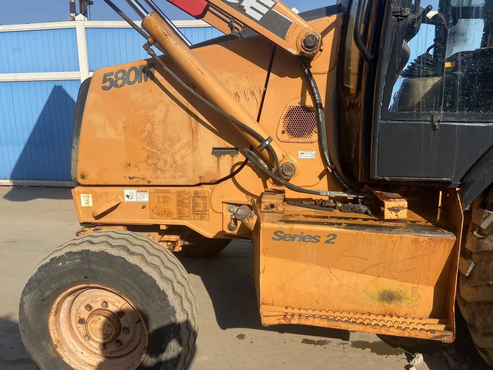 high quality used case 580N 580M series 2 backhoe cheap used 4x4 backhoe loader for sale in shanghai
