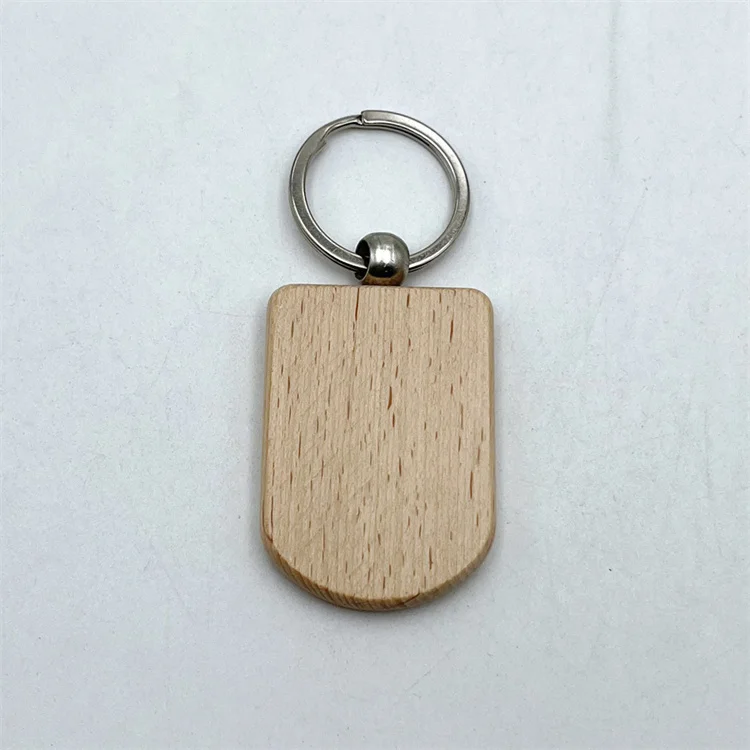 2024 Wooden Keychain Blank Custom Logo for Personalized DIY Crafts Round Wood Keyring Blanks for DIY Key Chains Christmas