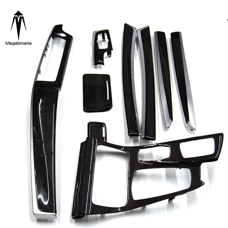 Applicable to for BMW F10 F18 modified carbon fiber interior carbon fiber door trim central control instrument panel