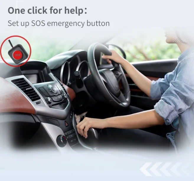 High Quality GPS Tracker with ACC Alarm Panic  SOS Button Call Tracking Device for Car Truck Bus Taxi Tracking GPS Tracking