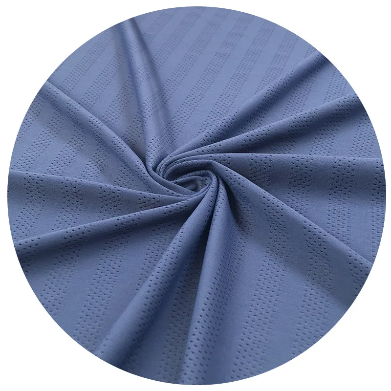 hole knitted 4 Way Stretch Fabric Mesh Nylon Spandex Plain Fabric