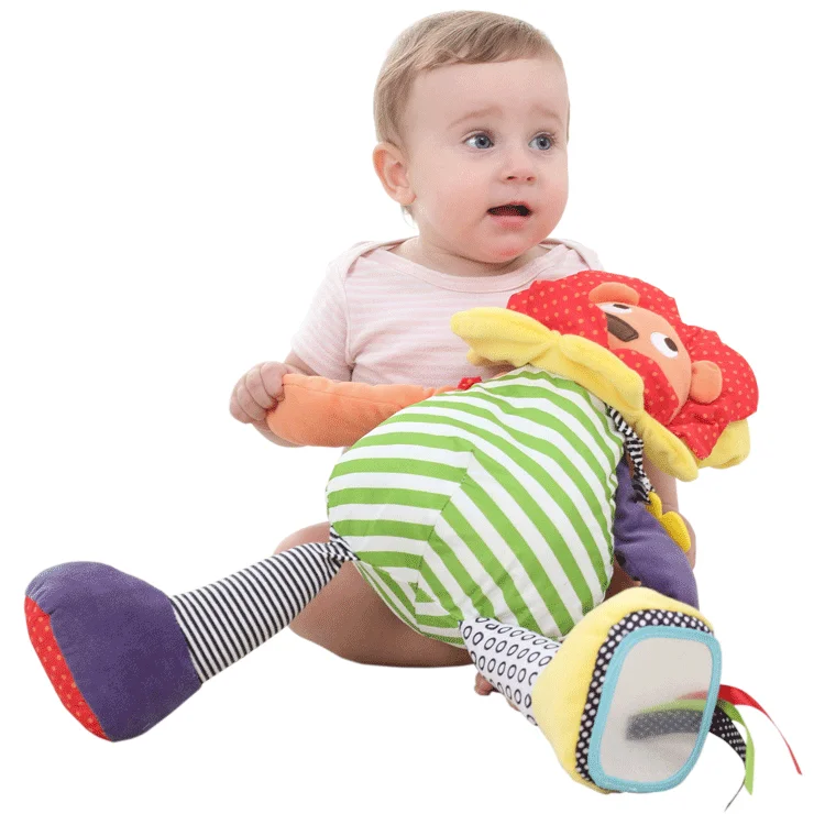 
Wholesale Lovely Cartoon Lion Baby Custom Made Soft Plush Animal Toy 