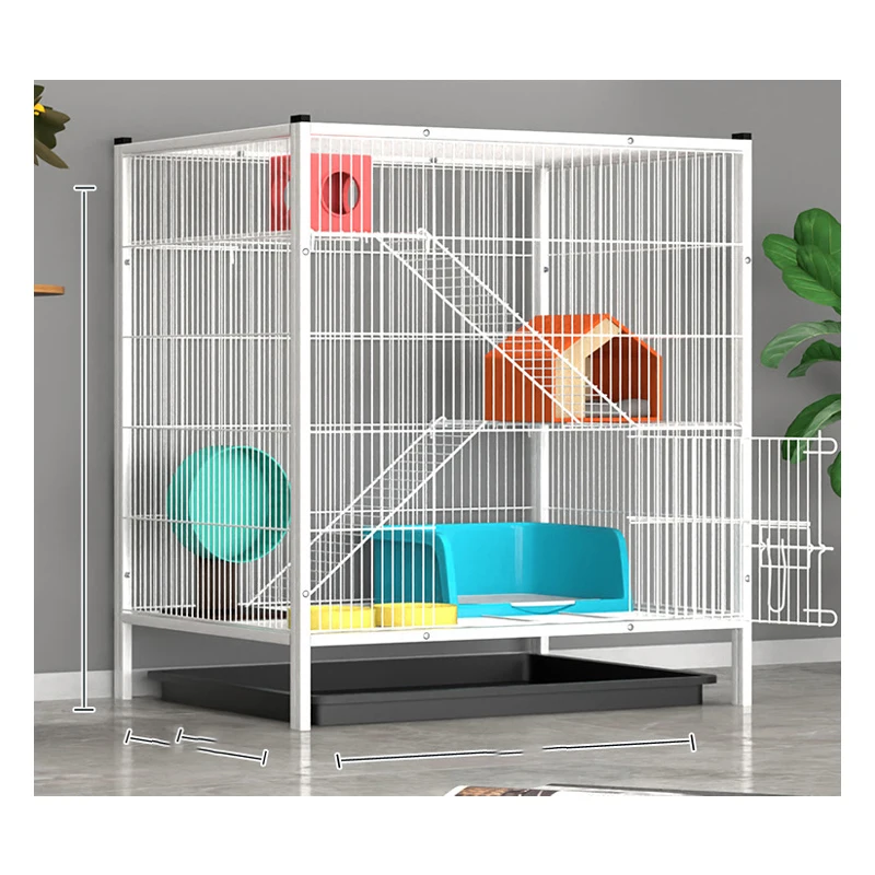 Manufacturers galvanized wire cage parrot large love bird cage with toilet household square tube bird cage