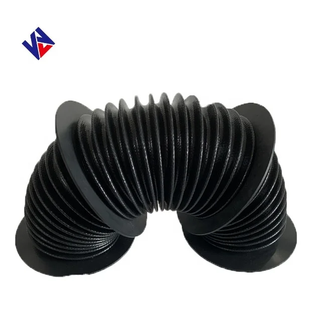 Fabric bellow for protecting the cylinder rod from dust accumulation cover bellow guard shield
