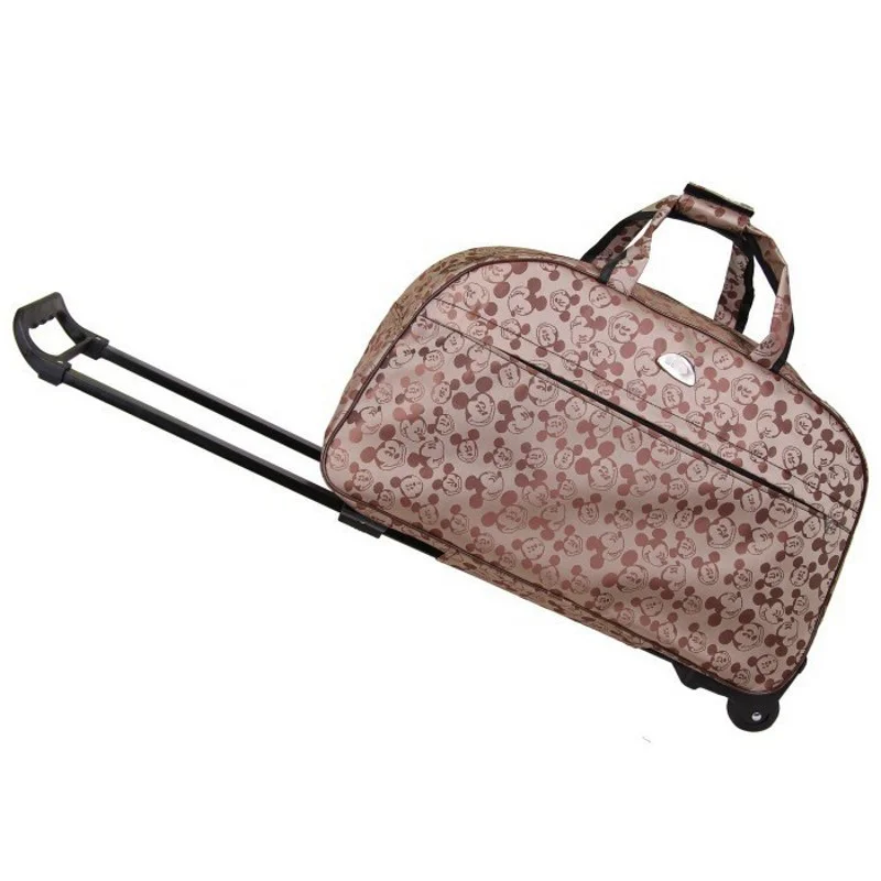 2022  Large capacity Waterproof Portable Trolly Wheeled Poll Rod Luggage Organizer folding shopping cart